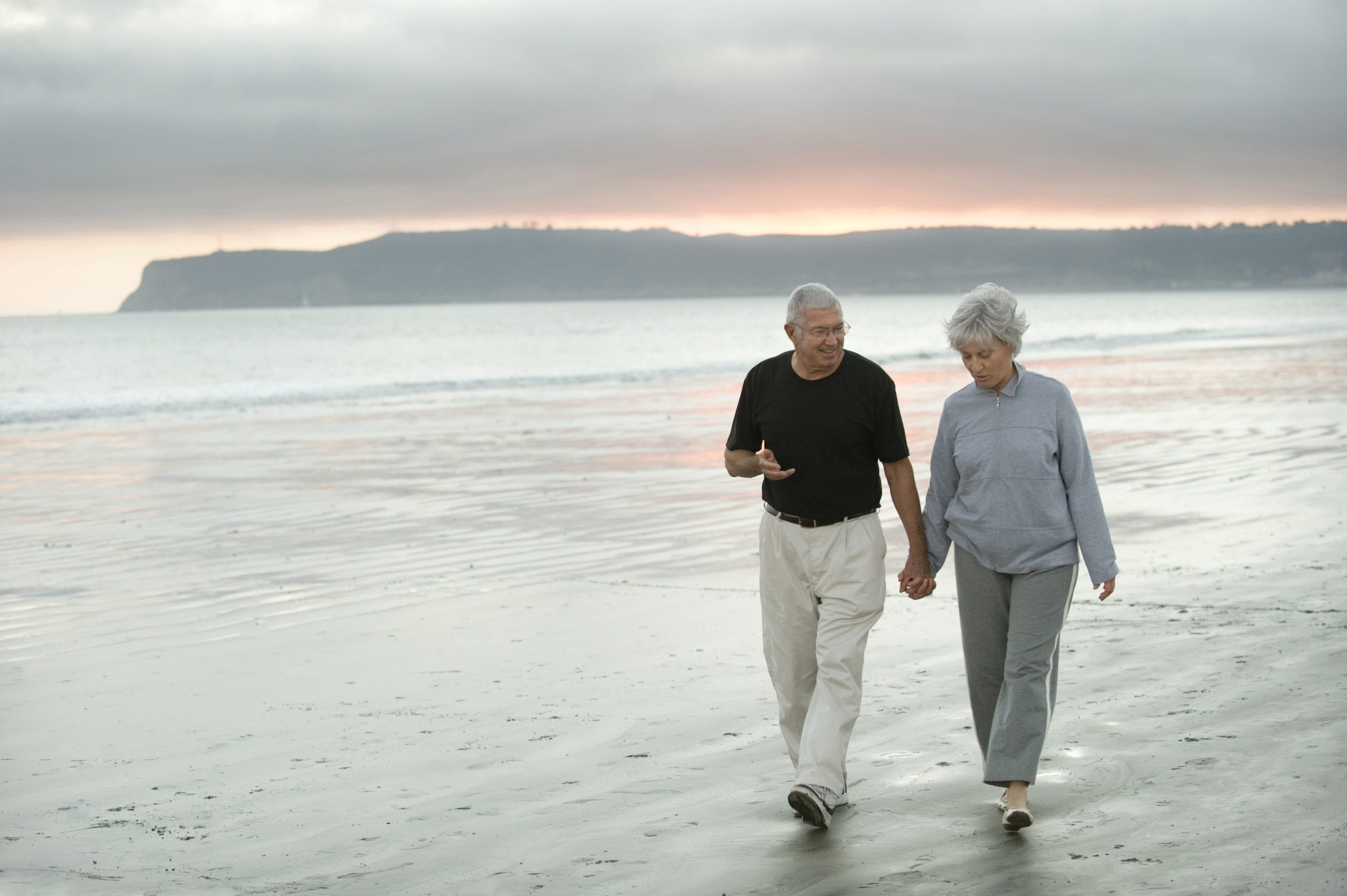 Seniors Walking the Beach | SLENT