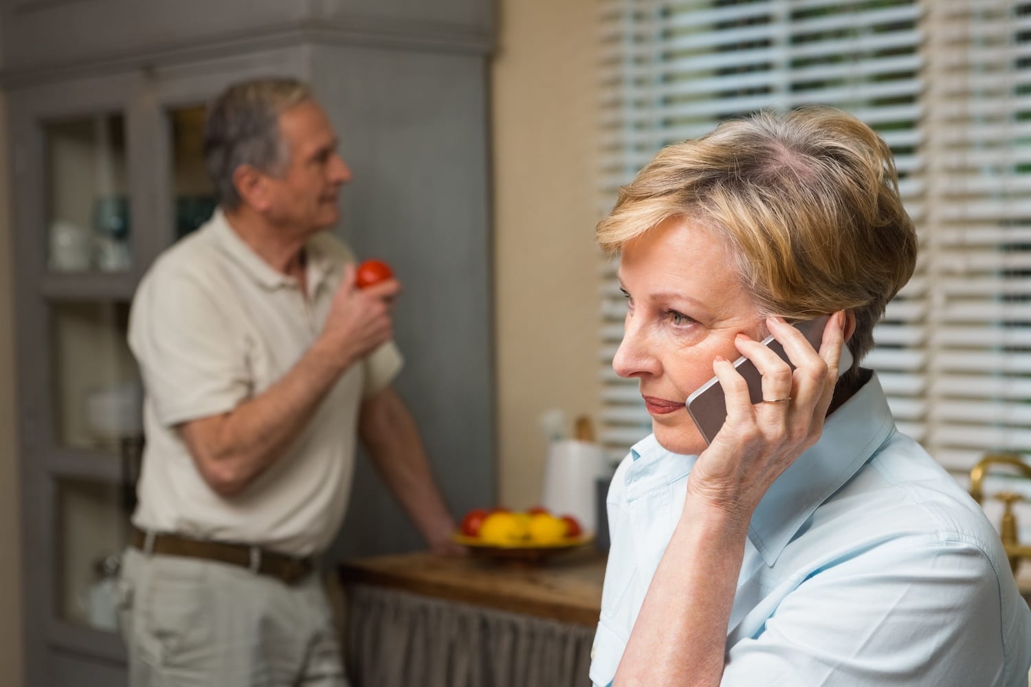 Senior woman on the phone | SLENT Hearing & Balance